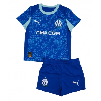 Billige Fotballdrakt Olympique de Marseille Replika Tredjedraktsett Barn 2025-26 Kortermet (med bukser)